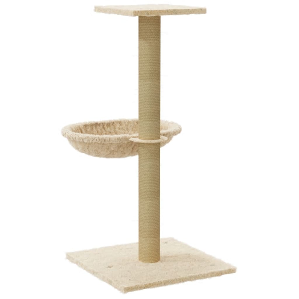Kratzbaum mit Sisal-Kratzsäule 74 cm