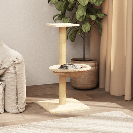 Kratzbaum mit Sisal-Kratzsäule 74 cm