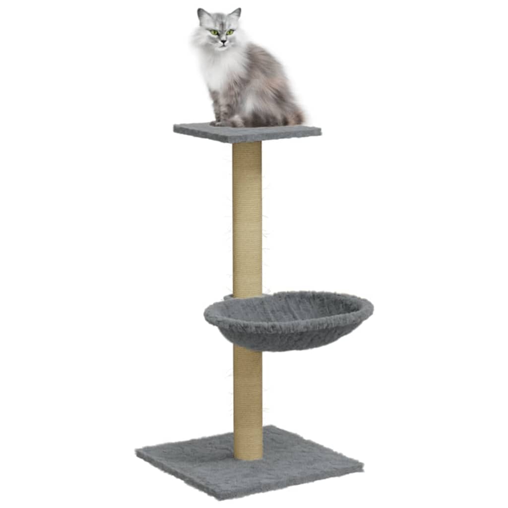 Kratzbaum mit Sisal-Kratzsäule 74 cm