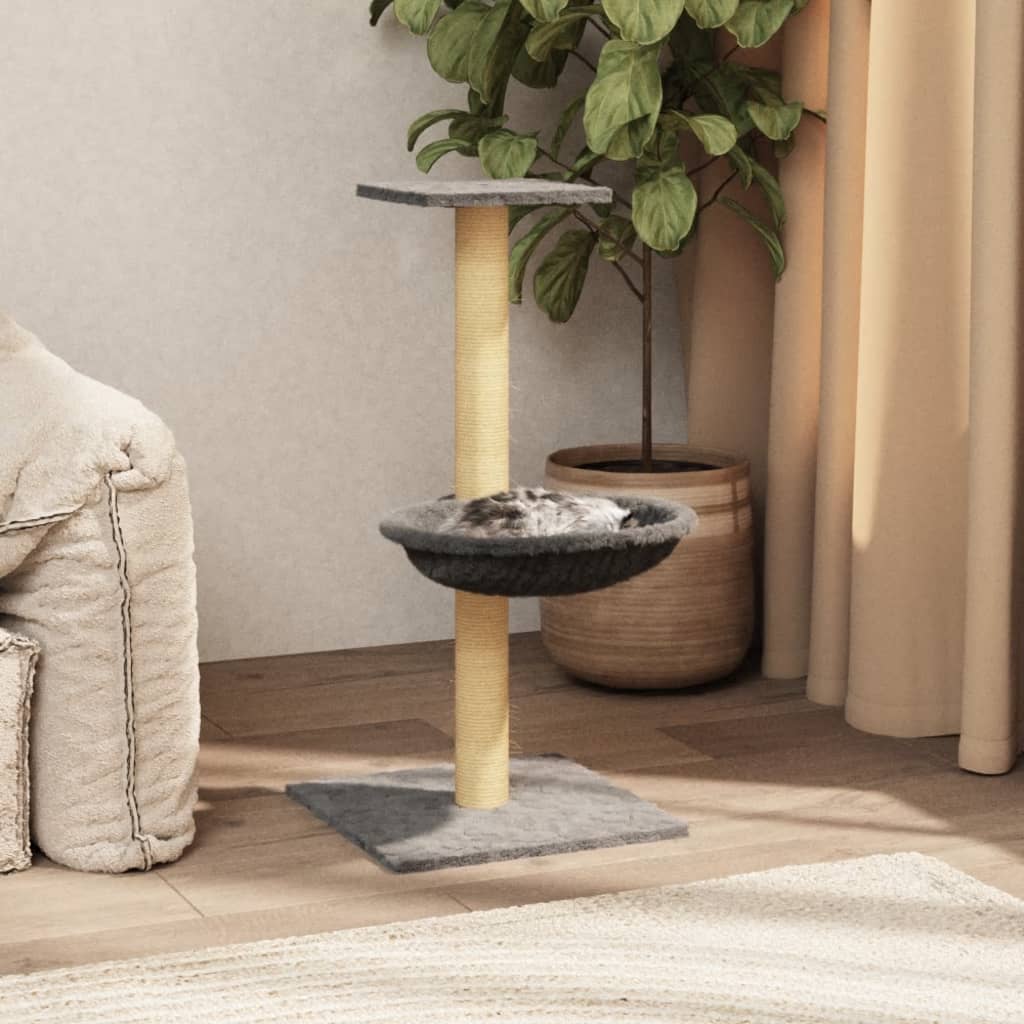 Kratzbaum mit Sisal-Kratzsäule 74 cm