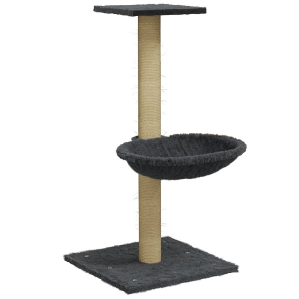 Kratzbaum mit Sisal-Kratzsäule 74 cm