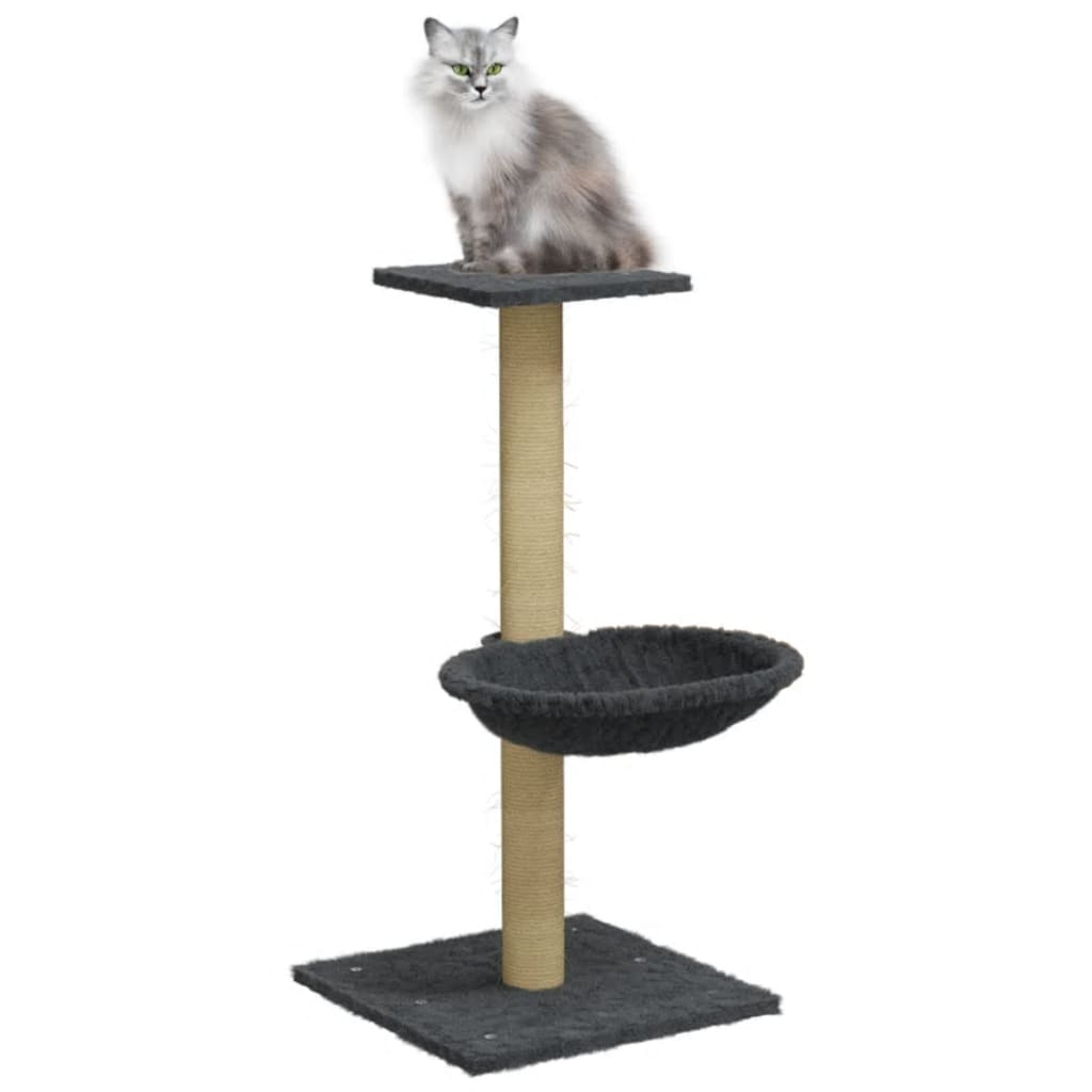 Kratzbaum mit Sisal-Kratzsäule 74 cm