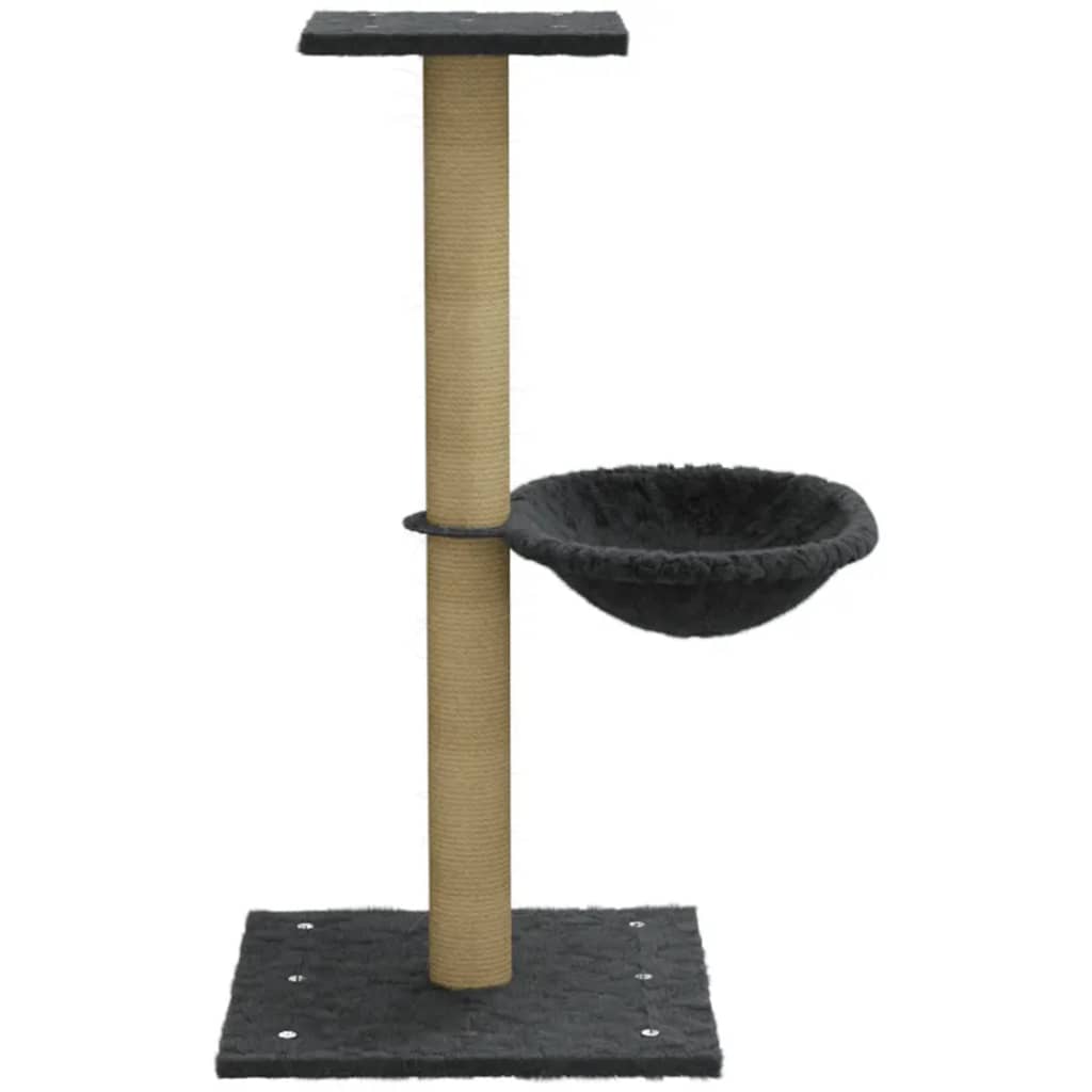 Kratzbaum mit Sisal-Kratzsäule 74 cm