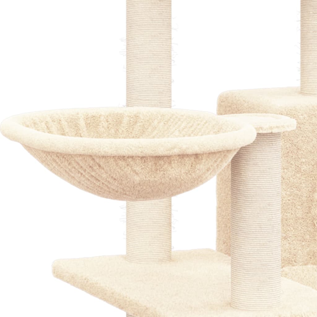 Kratzbaum mit Sisal-Kratzsäulen 82 cm