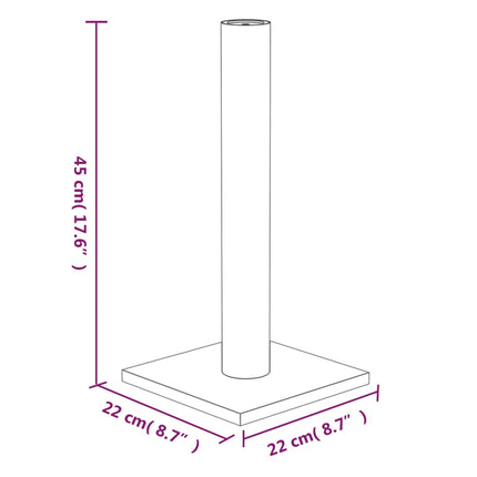 Kratzsäule 22x22x45 cm