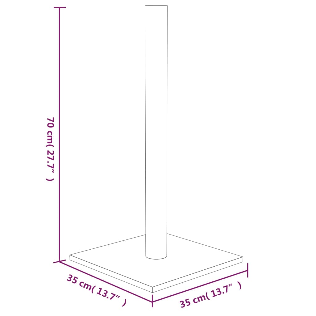 Kratzsäule 35x35x70 cm