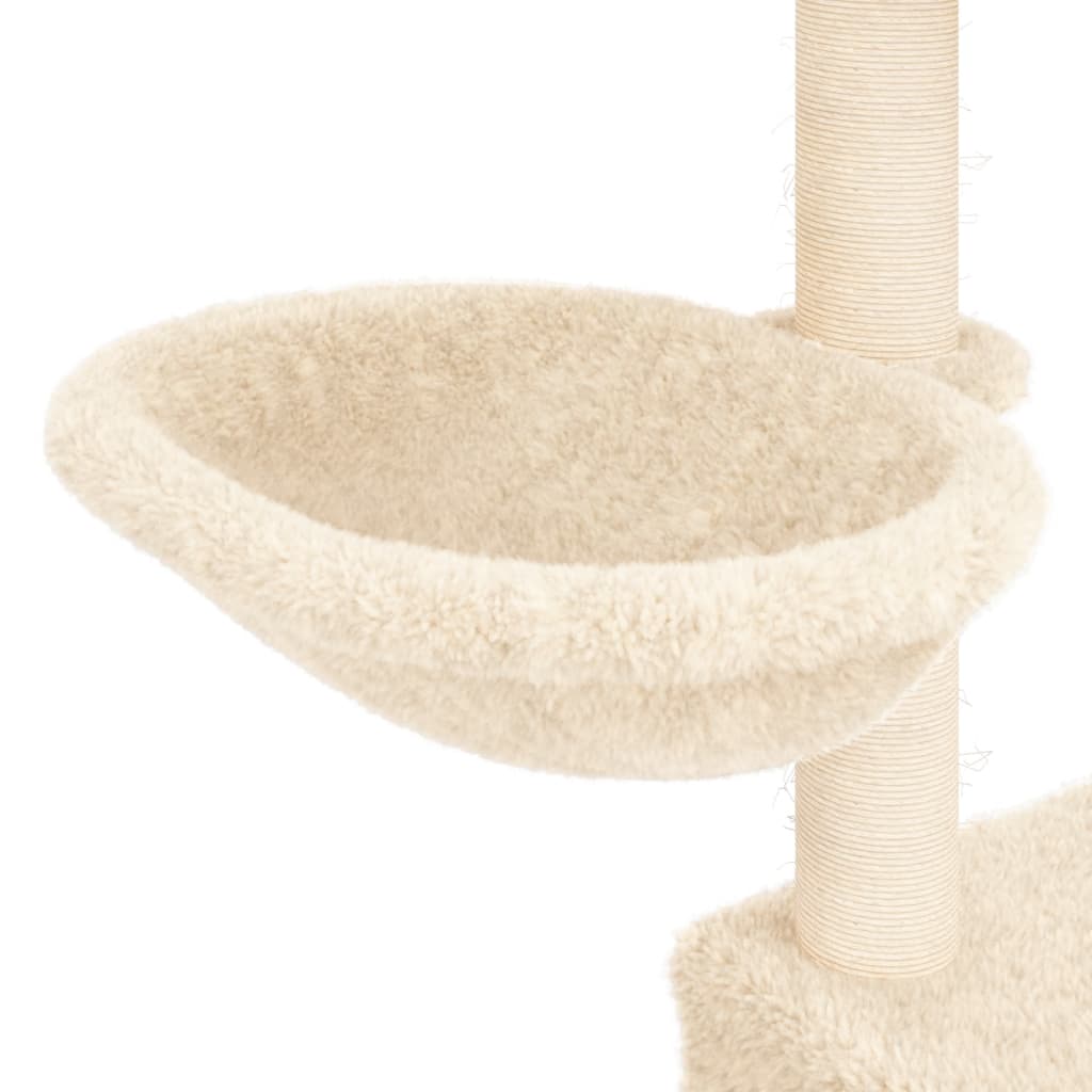 Kratzbaum mit Sisal-Kratzsäulen 83 cm
