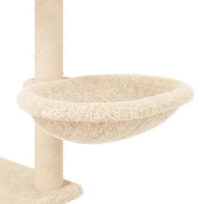 Kratzbaum mit Sisal-Kratzsäulen 153 cm