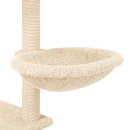 Kratzbaum mit Sisal-Kratzsäulen 153 cm