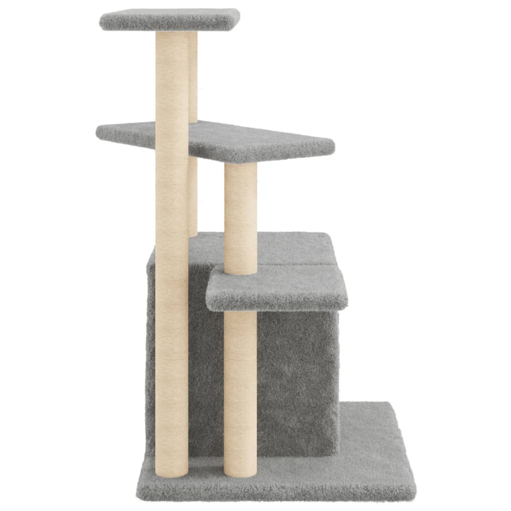 Kratzbaum mit Sisal-Kratzsäulen 83,5 cm