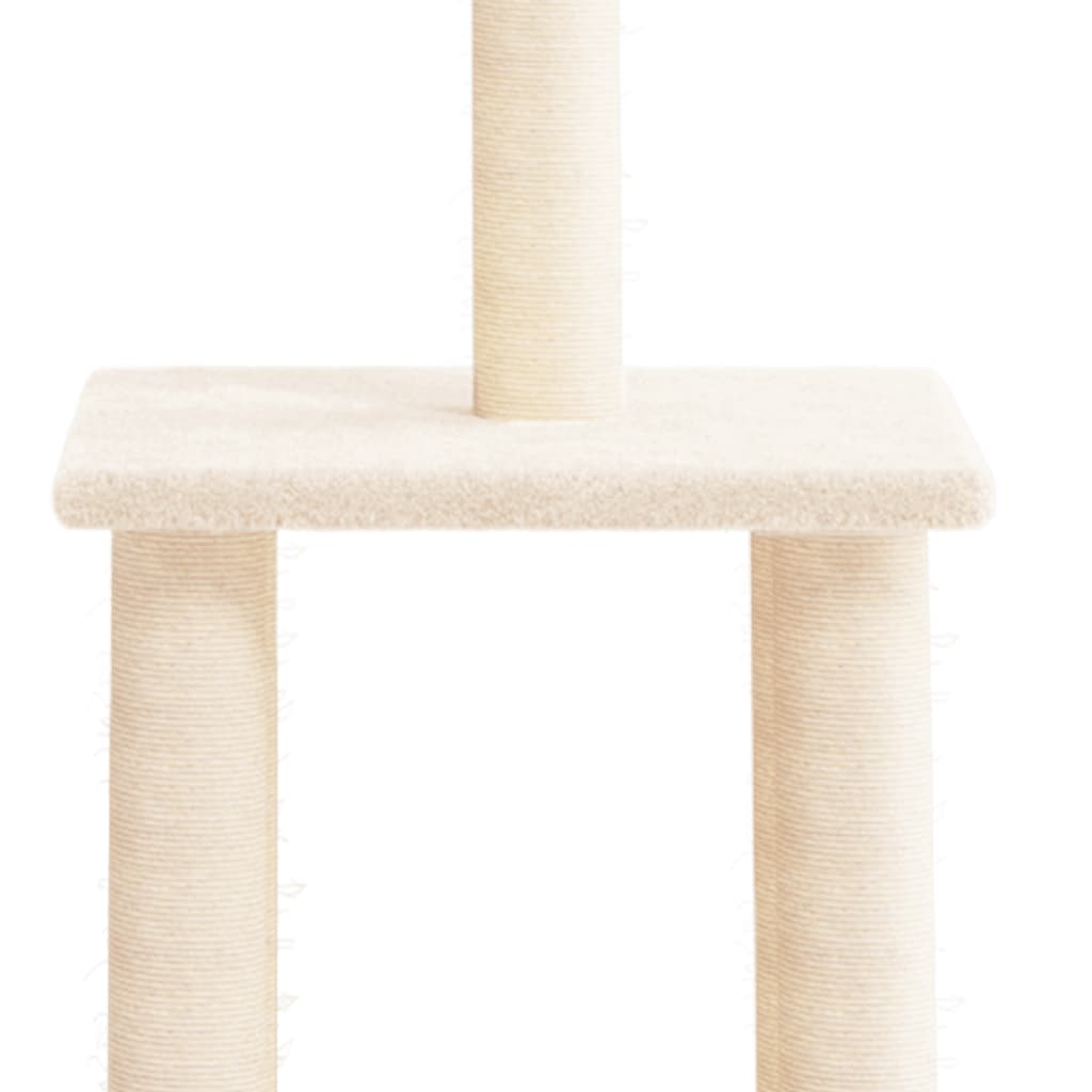 Kratzbaum mit Sisal-Kratzsäulen 85,5 cm