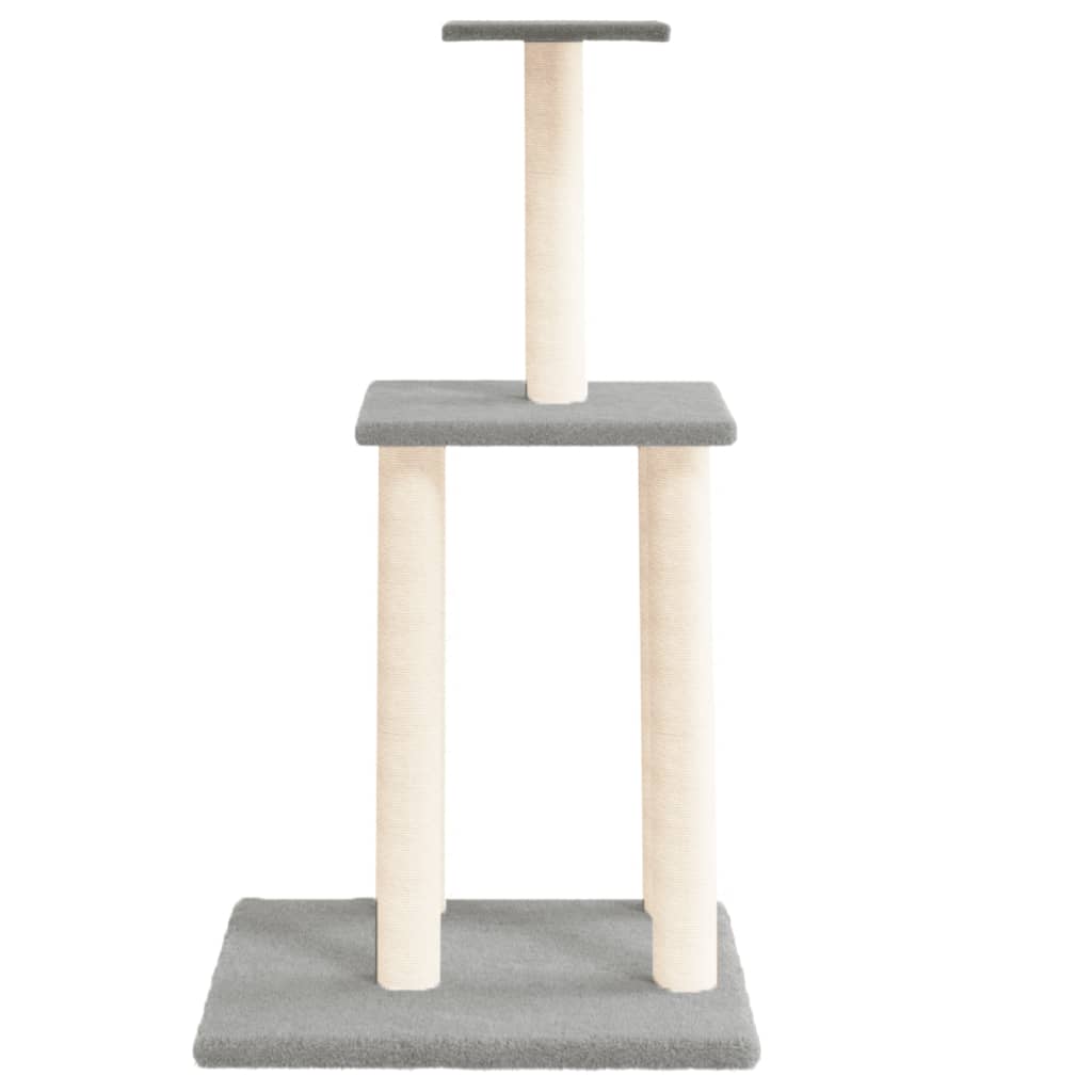 Kratzbaum mit Sisal-Kratzsäulen 85,5 cm