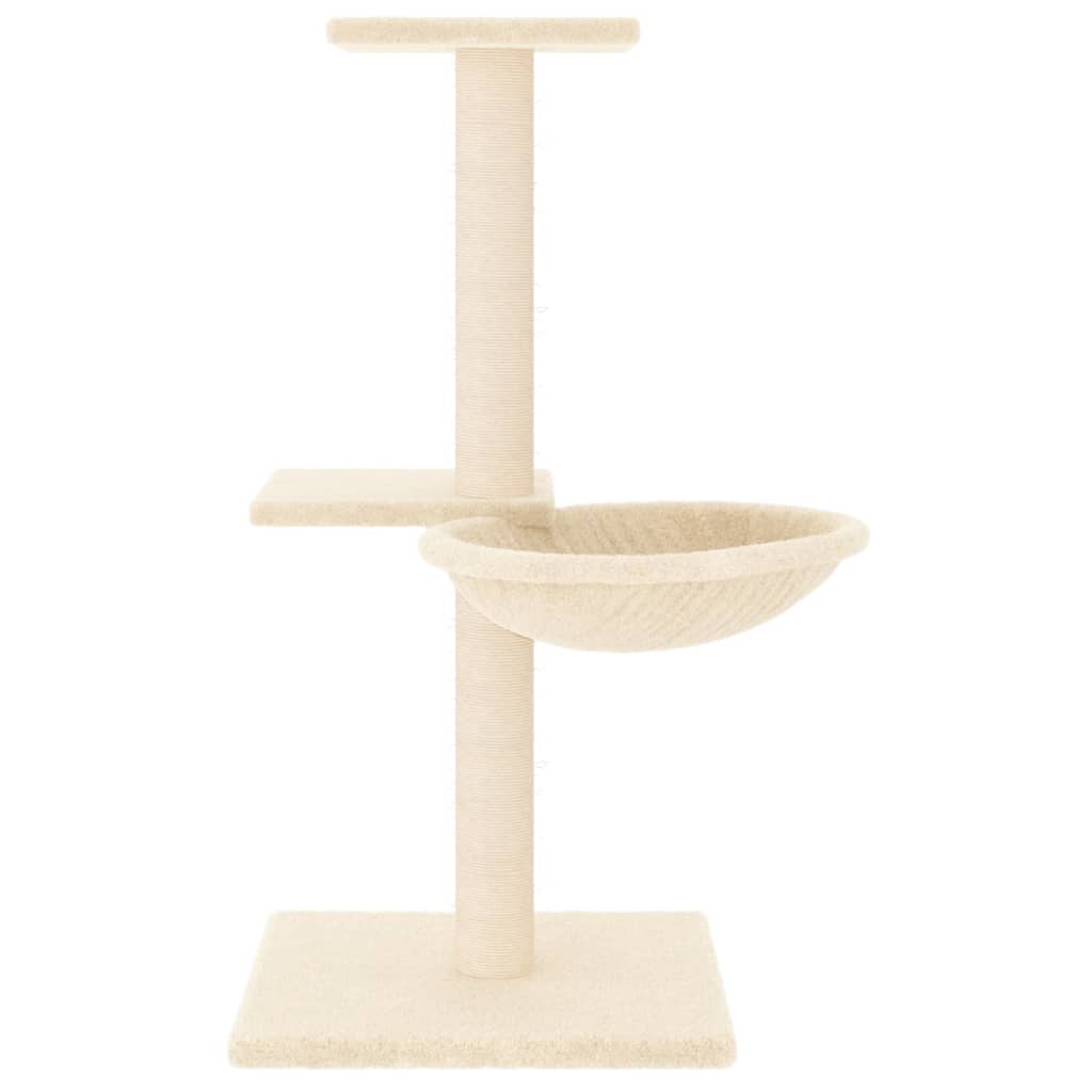 Kratzbaum mit Sisal-Kratzsäulen 72 cm