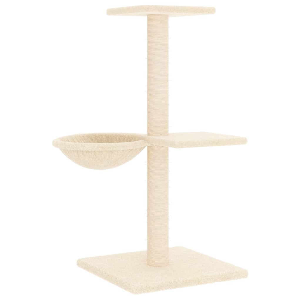 Kratzbaum mit Sisal-Kratzsäulen 72 cm