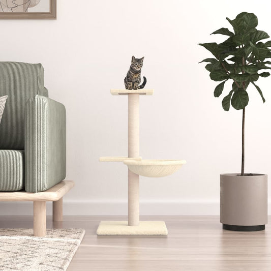Kratzbaum mit Sisal-Kratzsäulen 72 cm