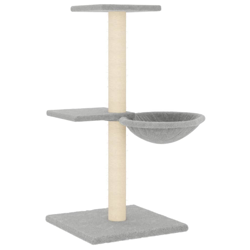 Kratzbaum mit Sisal-Kratzsäulen 72 cm