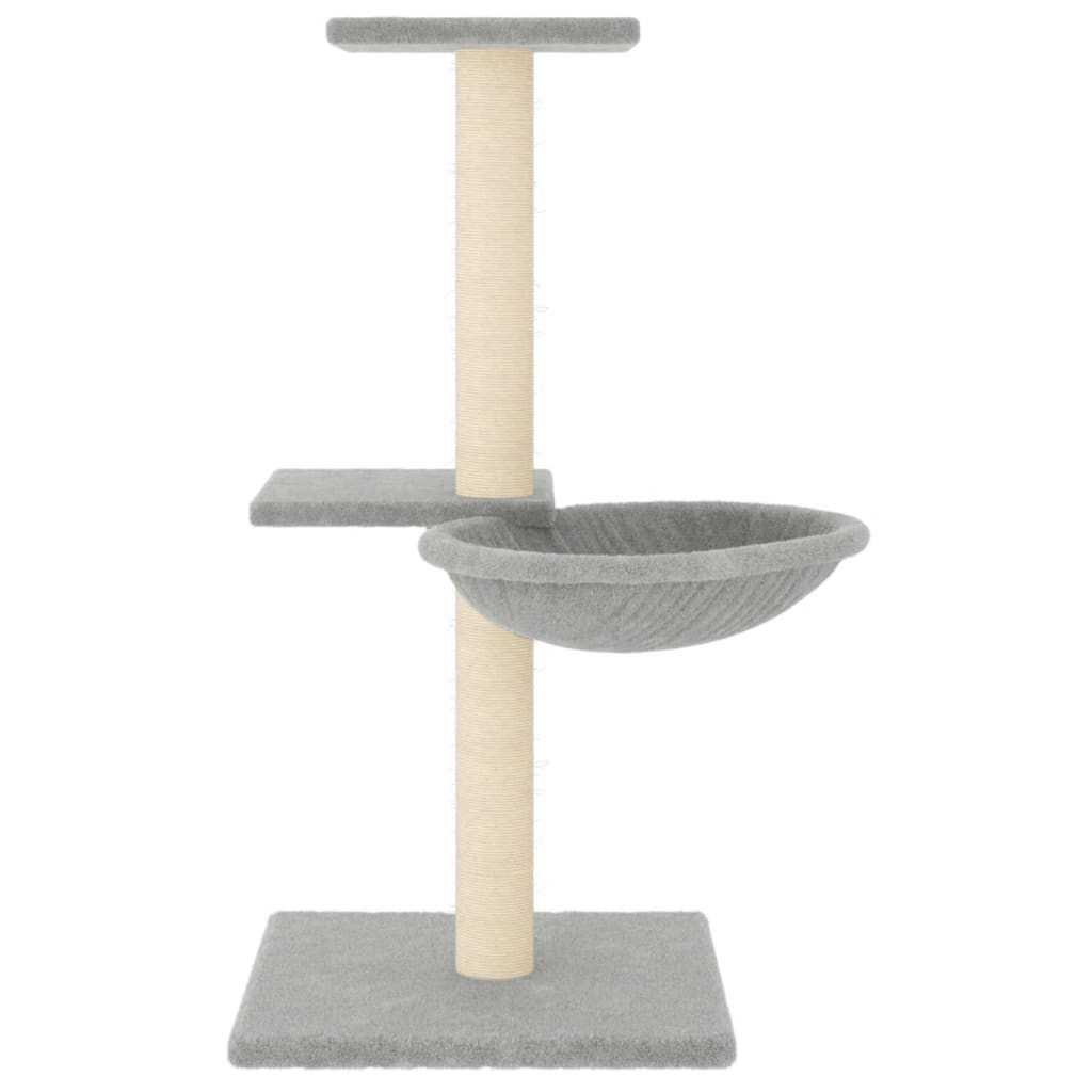 Kratzbaum mit Sisal-Kratzsäulen 72 cm