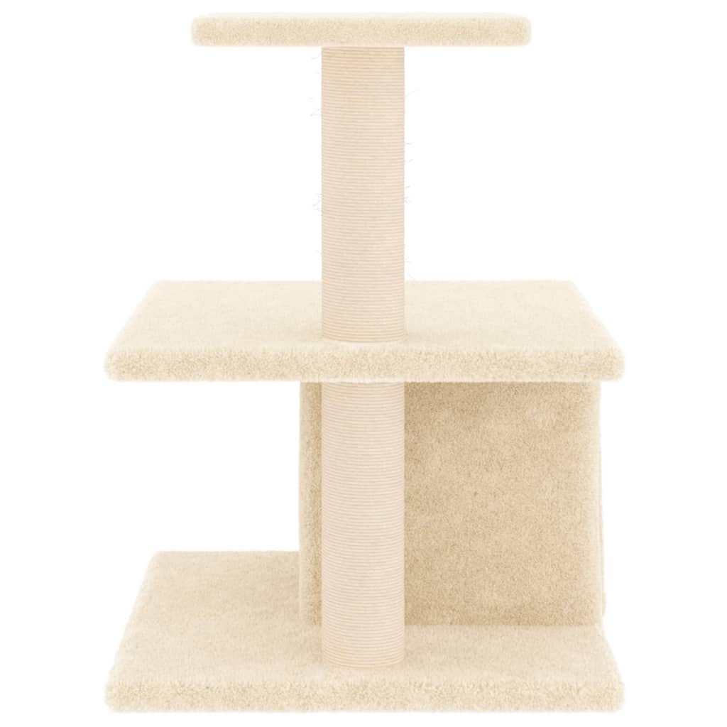 Kratzbaum mit Sisal-Kratzsäulen 48 cm