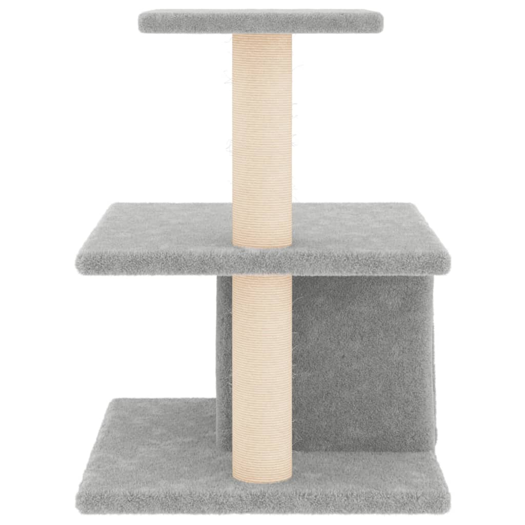 Kratzbaum mit Sisal-Kratzsäulen 48 cm