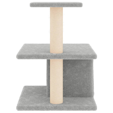 Kratzbaum mit Sisal-Kratzsäulen 48 cm