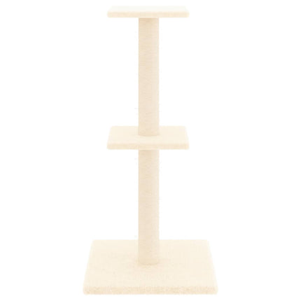 Kratzbaum mit Sisal-Kratzsäulen 73 cm
