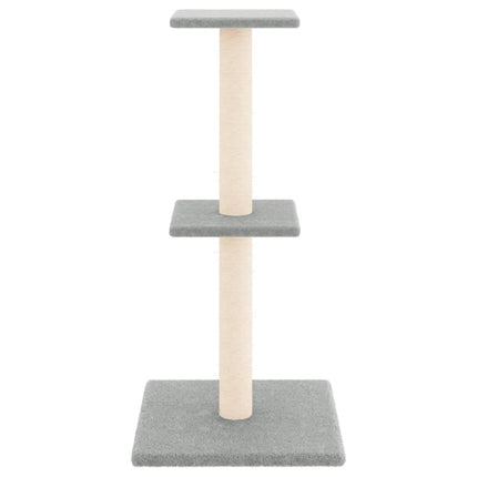 Kratzbaum mit Sisal-Kratzsäulen 73 cm