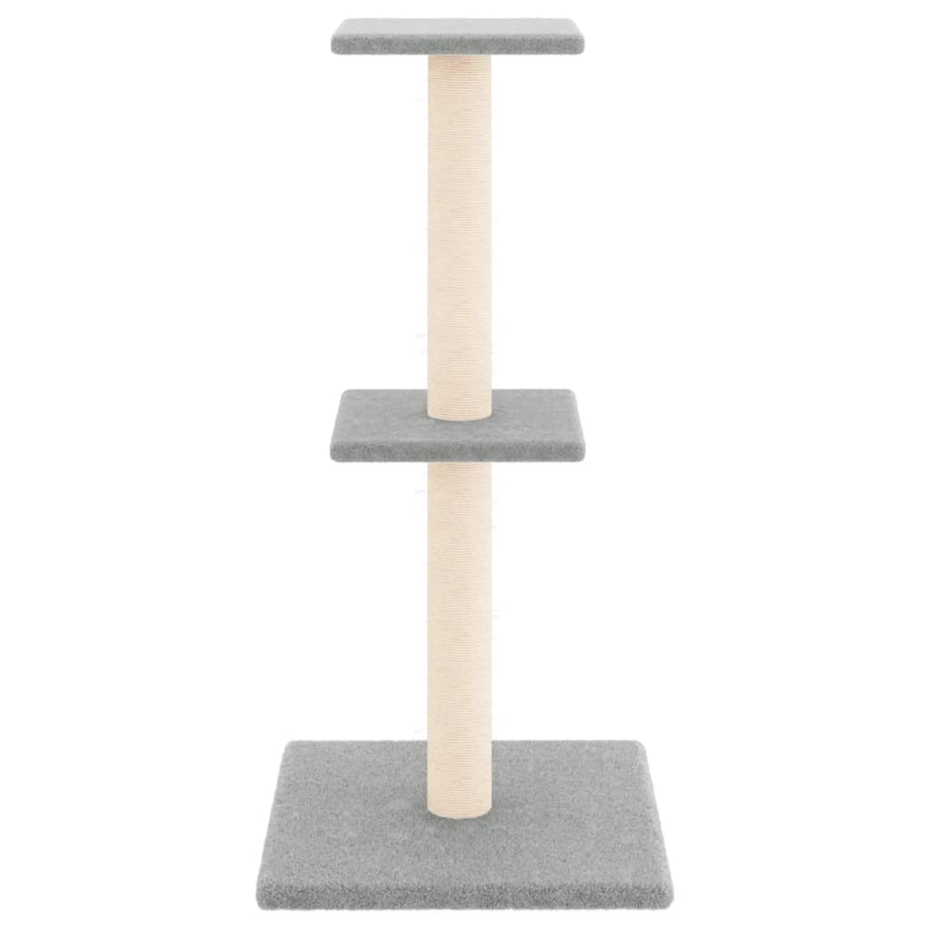 Kratzbaum mit Sisal-Kratzsäulen 73 cm