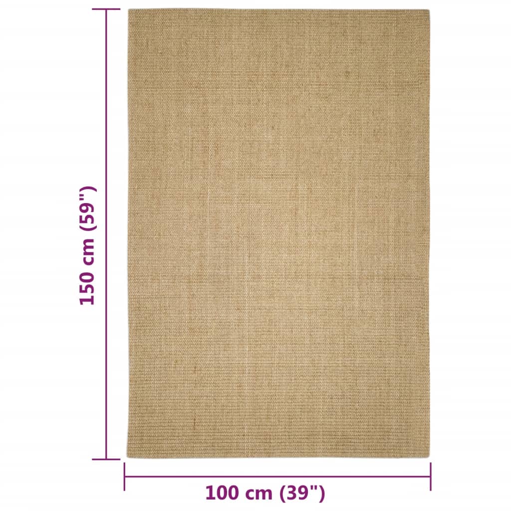 Sisal Teppich für Kratzbaum 100 cm