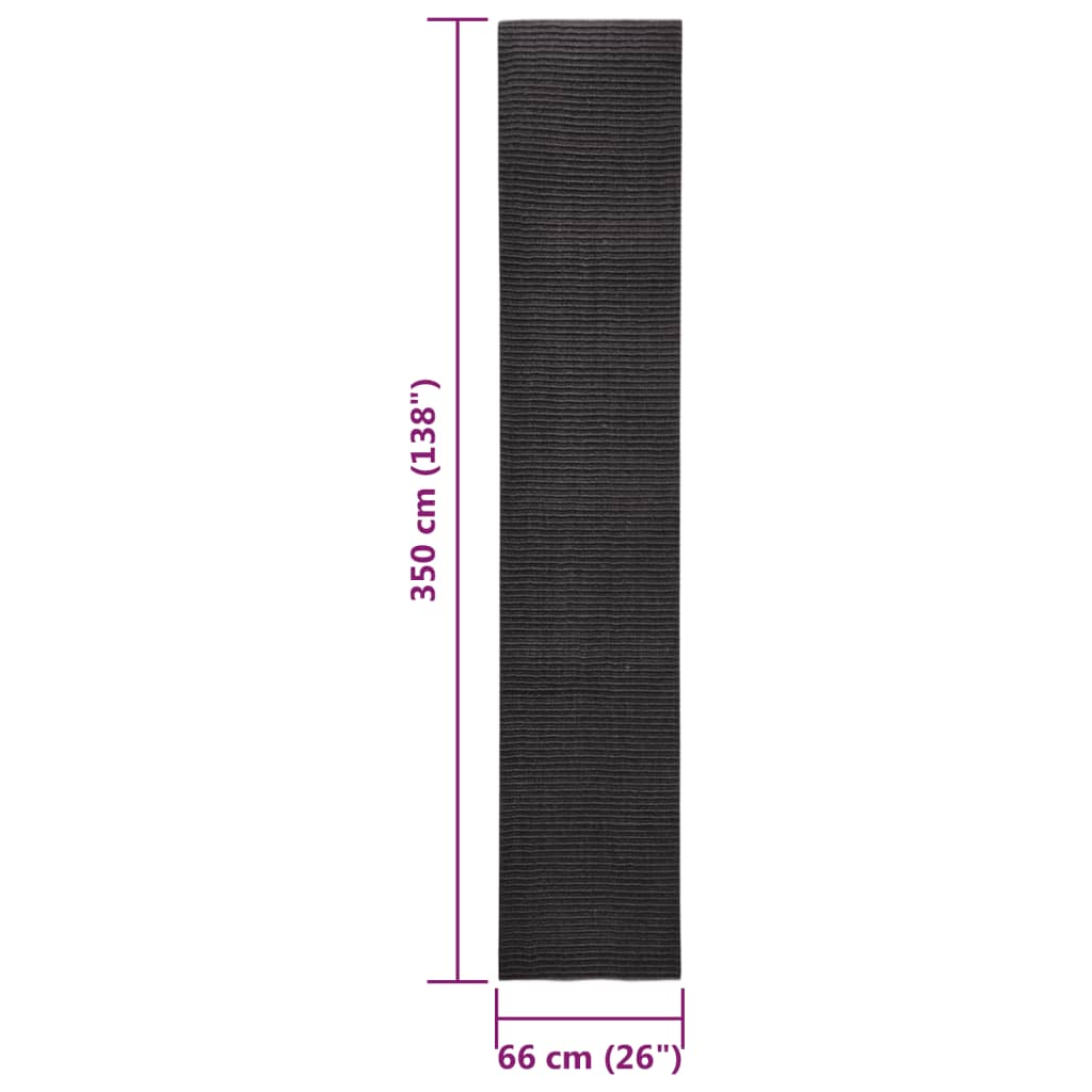 Sisal Teppich für Kratzbaum 66x150 bis 350 cm