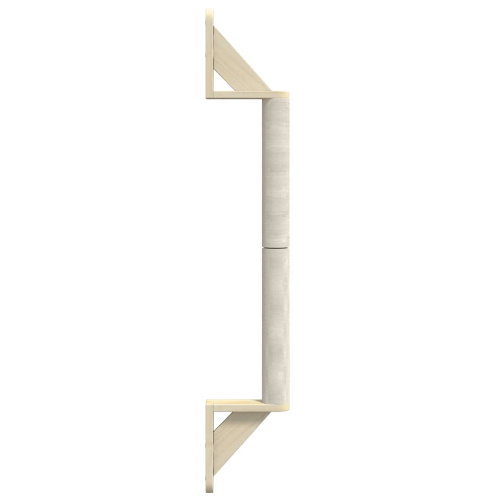Kratzsäule Wandmontage 109 cm mit Sisal für Katzen