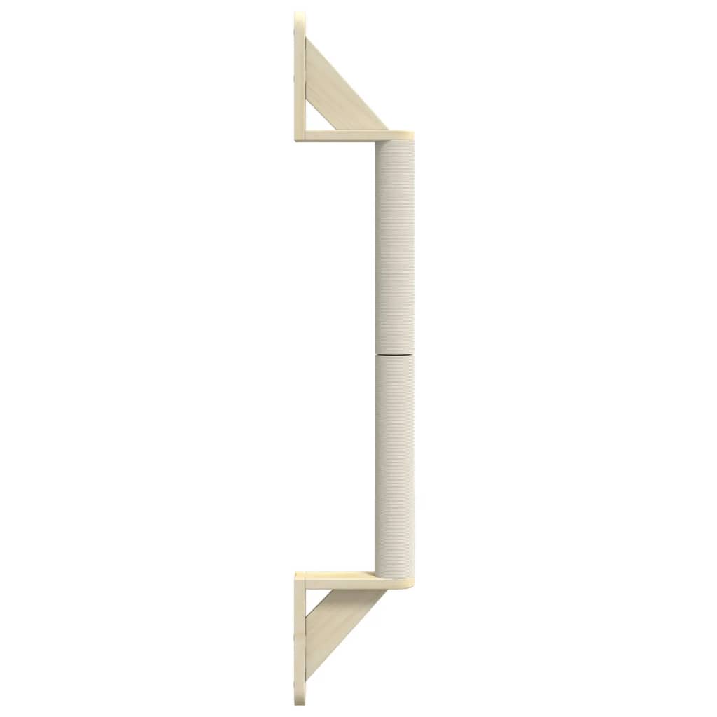Kratzsäule Wandmontage 109 cm mit Sisal für Katzen