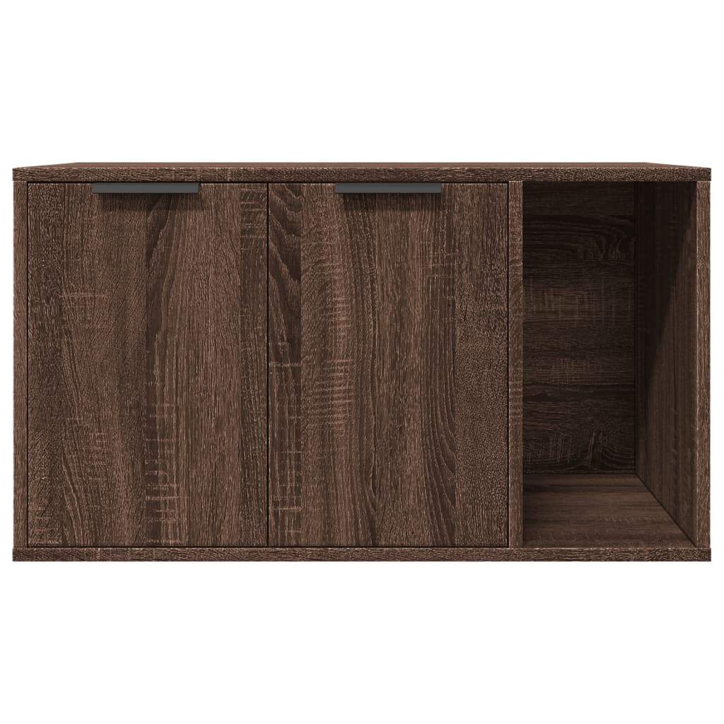 Katzennklo Eichen-Optik 80x50x45 cm Holzwerkstoff