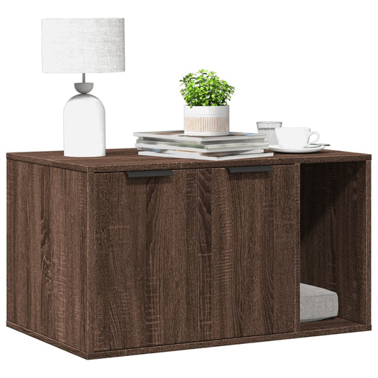 Katzennklo Eichen-Optik 80x50x45 cm Holzwerkstoff