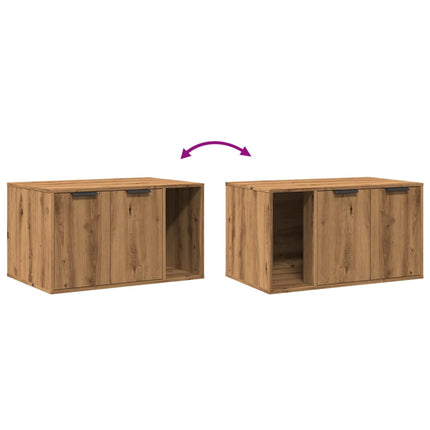 Katzennklo Artisan-Eiche 80x50x45 cm Holzwerkstoff