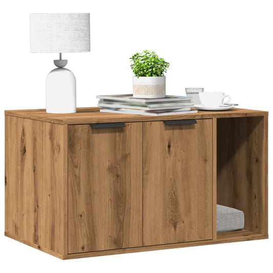 Katzennklo Artisan-Eiche 80x50x45 cm Holzwerkstoff