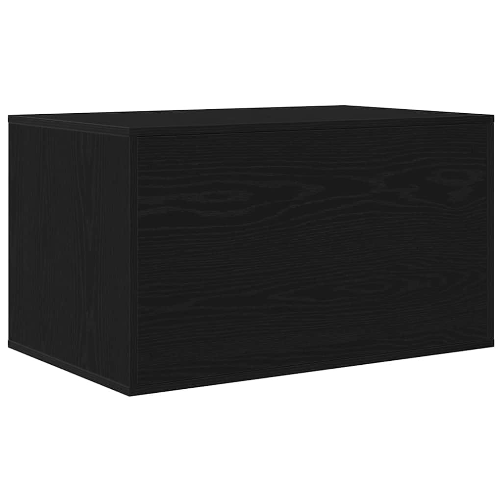 Katzennklo Schwarz Eichen-Optik 80x50x45 cm Holzwerkstoff