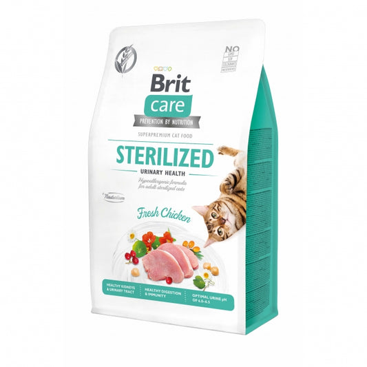 Brit Care Cat Grain-Free Sterilized Urinary Health Katzenfutter, getreidefrei, verschiedene Größen