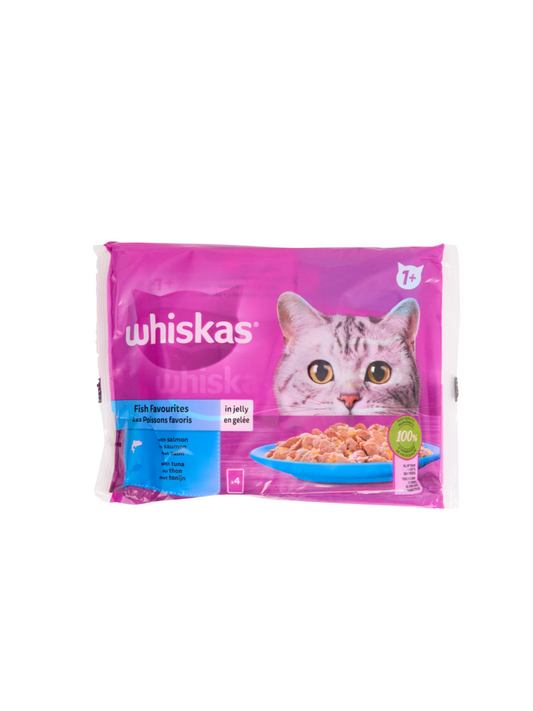 Whiskas Nassfutter Katze Fischauswahl 4x85 gr