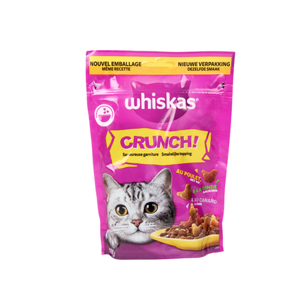 Whiskas Crunch Katzensnacks – 100 g Geflügel