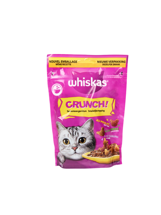 Whiskas Crunch Katzensnacks – 100 g Geflügel